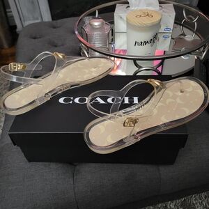 Coach Jelly Sandals
